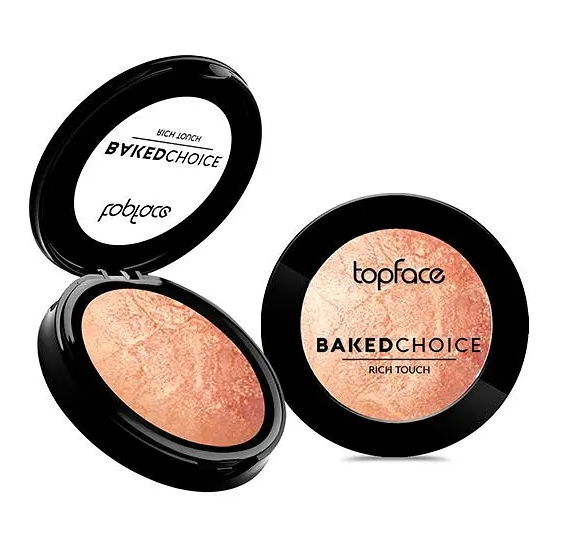 Topface Хайлайтер запечений  Baked Choice-Rich Touch Baked Highlighter №104 - Nude Shimmer